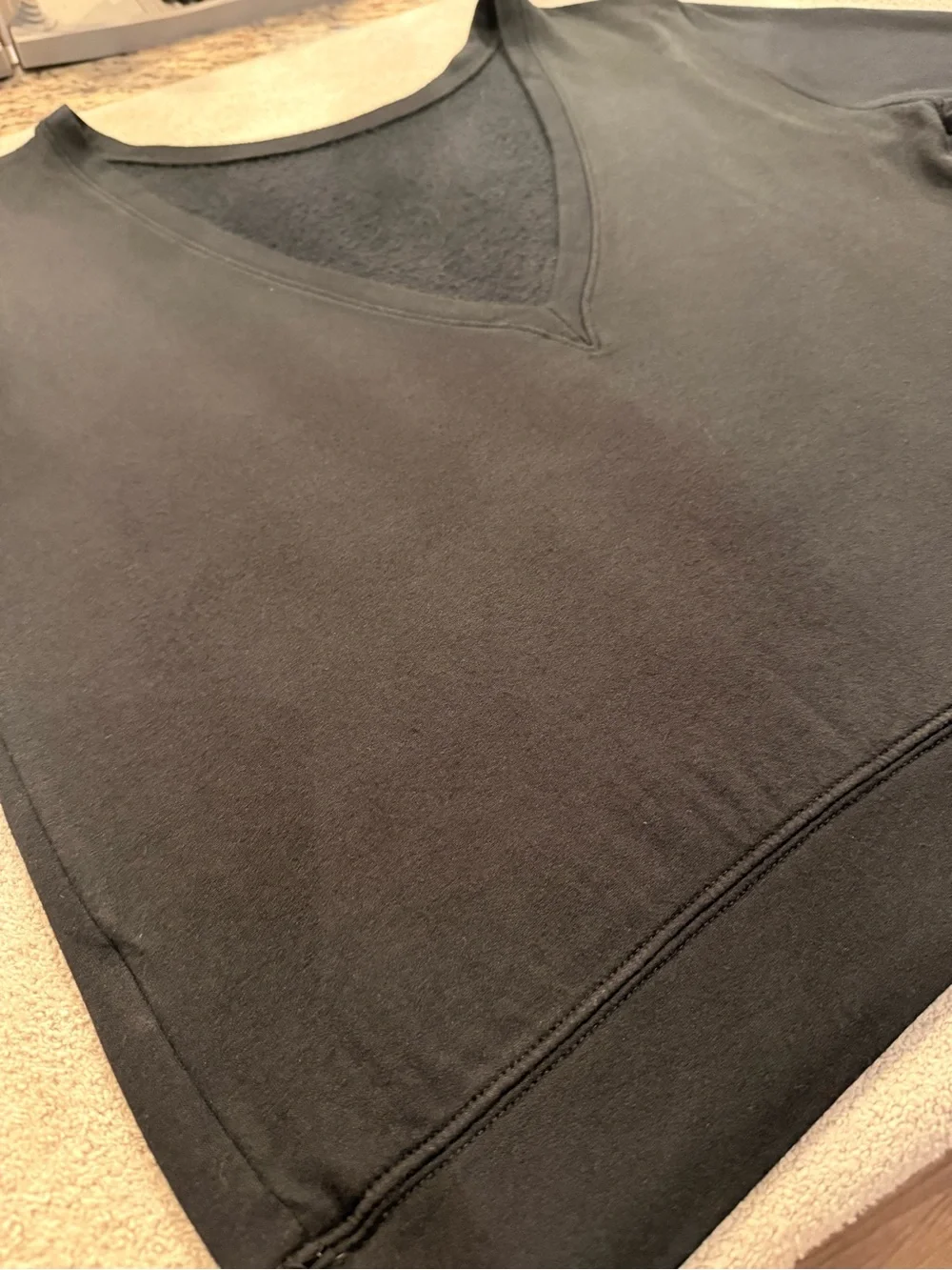 Joah Brown Reversible V-Back Sweatshirt - Picture 4 of 10